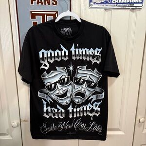 DGA Graphic Tee with Comedy Tragedy Masks